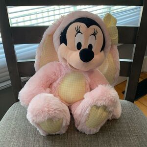 Disney Store Minnie Mouse Easter Bunny Plush